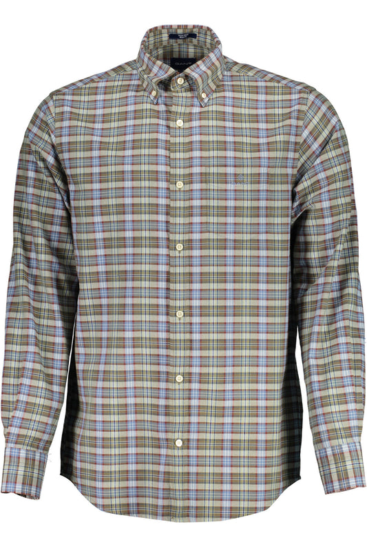 Gant Camicia Maniche Lunghe Uomo Verde""