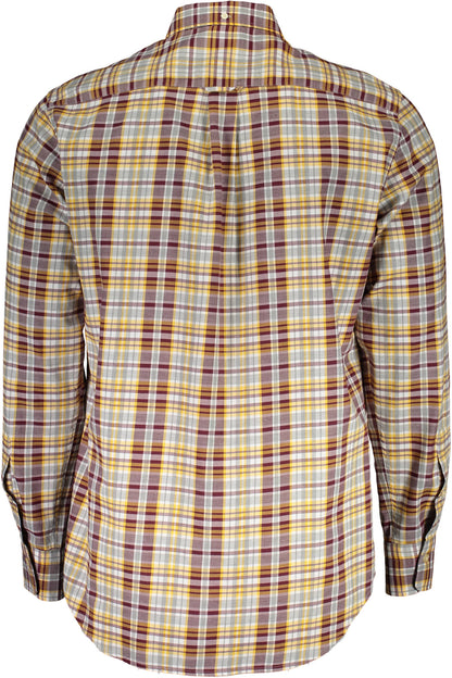 Gant Camicia Maniche Lunghe Uomo Viola