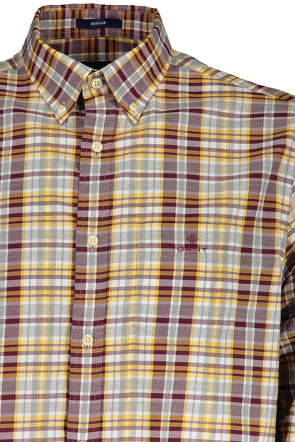 Gant Camicia Maniche Lunghe Uomo Viola