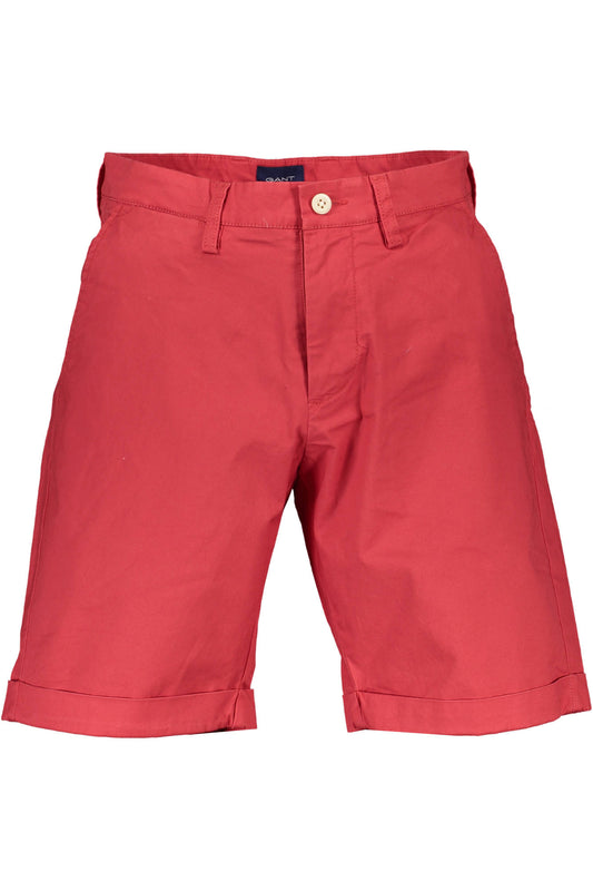 Gant Pantalone Bermuda Uomo Rosso""