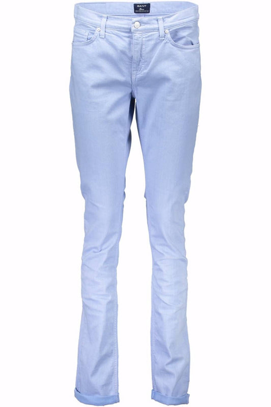 Gant Pantalone Donna Azzurro""