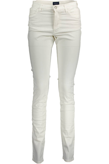 Gant Pantalone Donna Bianco""