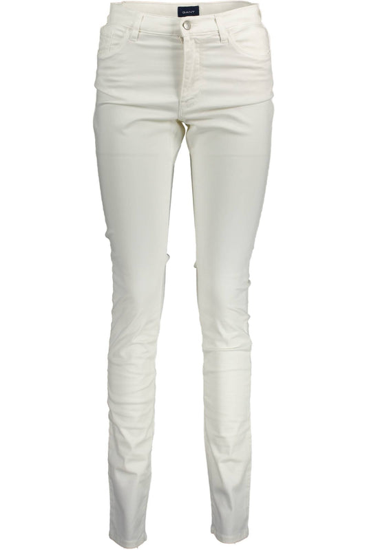 Gant Pantalone Donna Bianco""