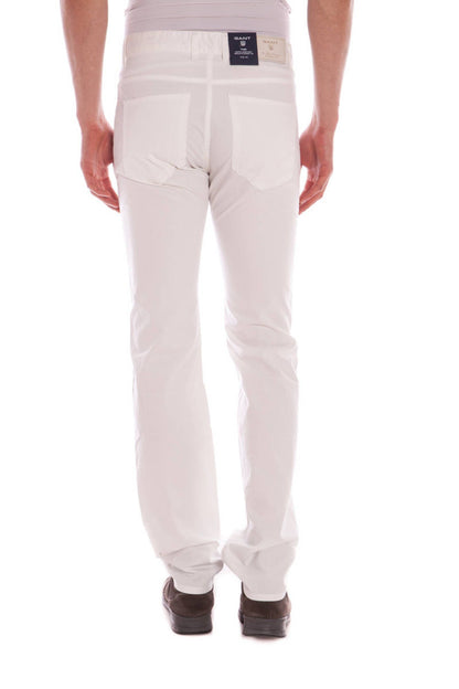 Gant Pantalone Uomo Bianco