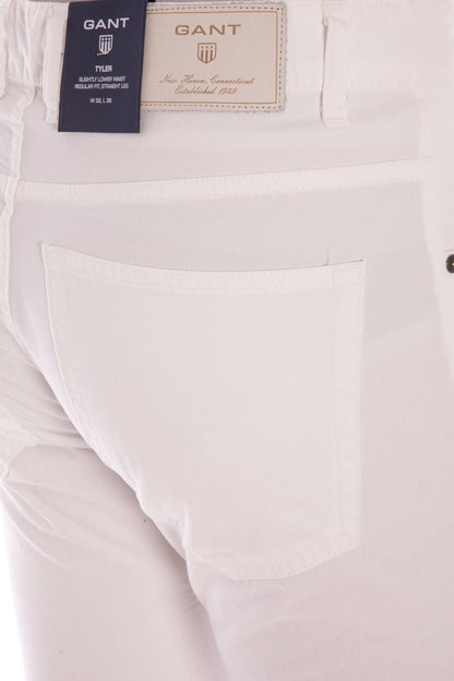 Gant Pantalone Uomo Bianco