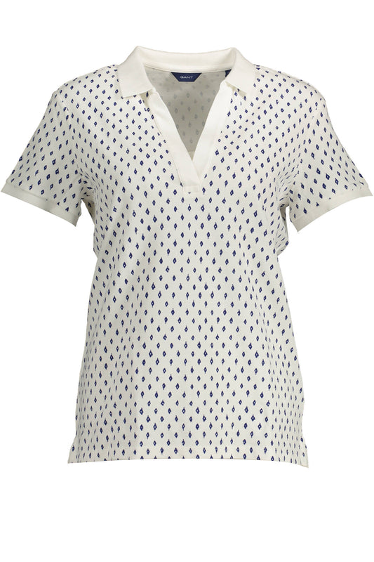 Gant Polo Maniche Corte Donna Bianco