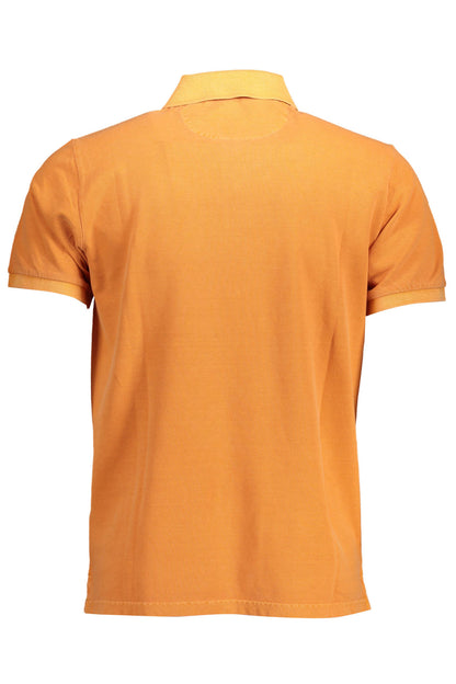 Gant Polo Maniche Corte Uomo Arancio