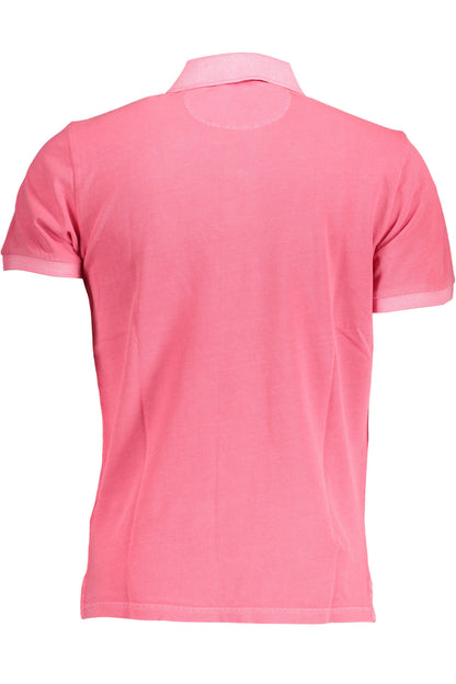 Gant Polo Maniche Corte Uomo Rosa