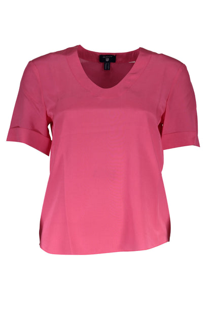 Gant T-Shirt Maniche Corte Donna Rosa