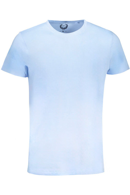 GIAN MARCO VENTURI T-SHIRT MANICHE CORTE UOMO AZZURRO