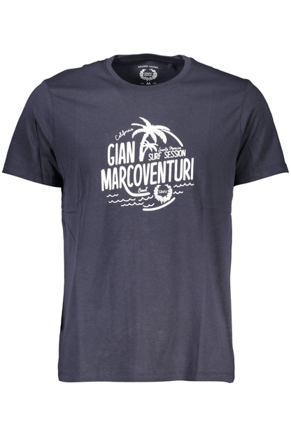 GIAN MARCO VENTURI T-SHIRT MANICHE CORTE UOMO BLU