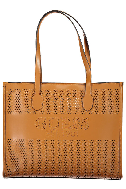 GUESS JEANS BORSA DONNA MARRONE