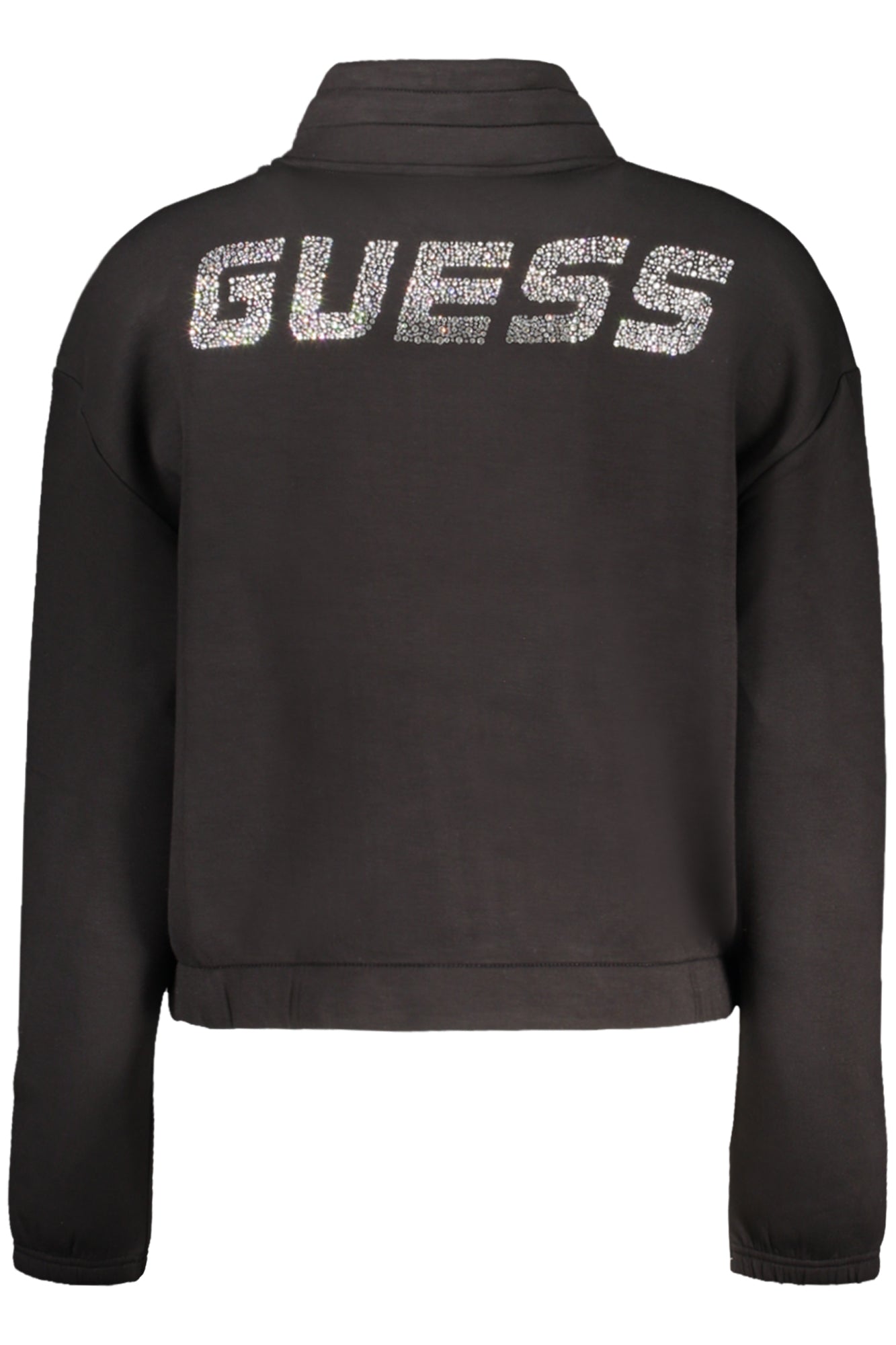 Guess Jeans Felpa Con Zip Donna Nero""