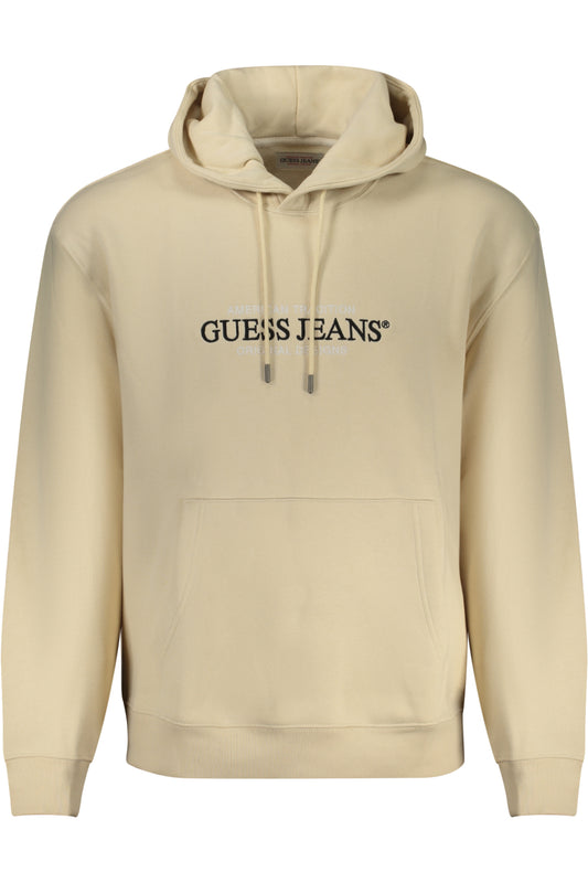 Guess Jeans Felpa Senza Zip Uomo Beige""