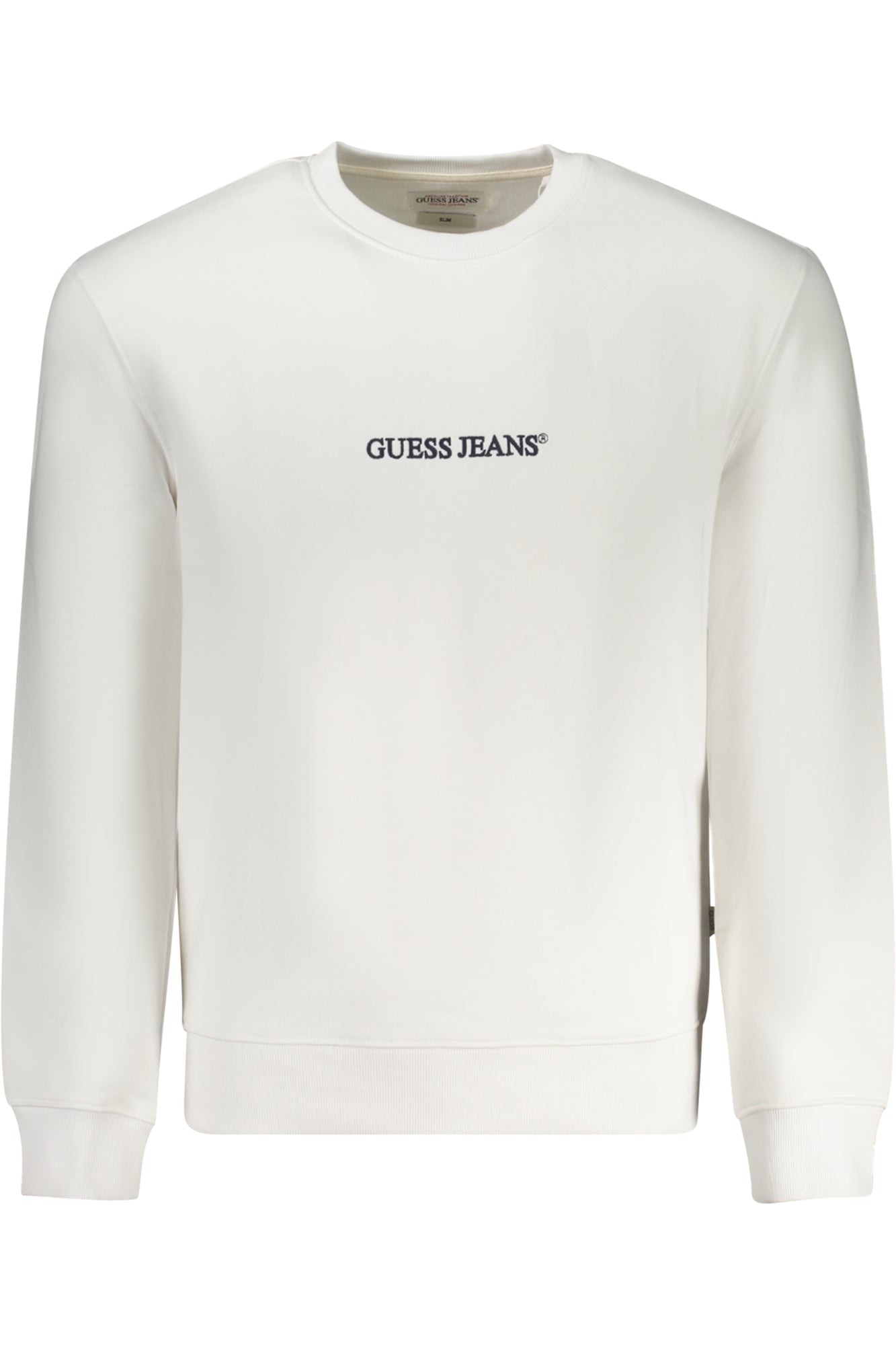 Guess Jeans Felpa Senza Zip Uomo Bianco""