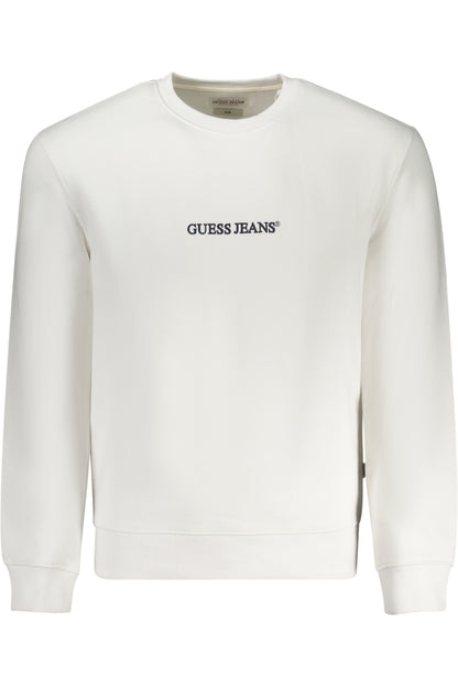 Guess Jeans Felpa Senza Zip Uomo Bianco""