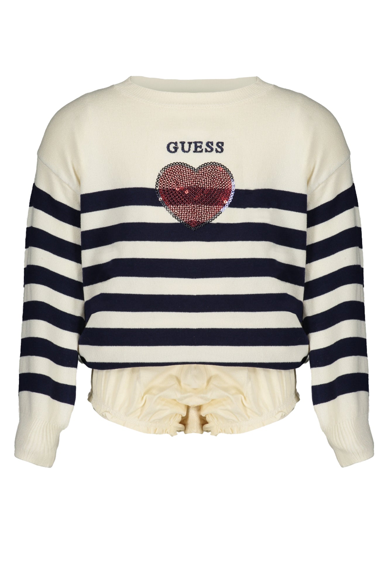 Guess Jeans Maglia Bambina Bianco""