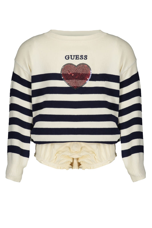 Guess Jeans Maglia Bambina Bianco""