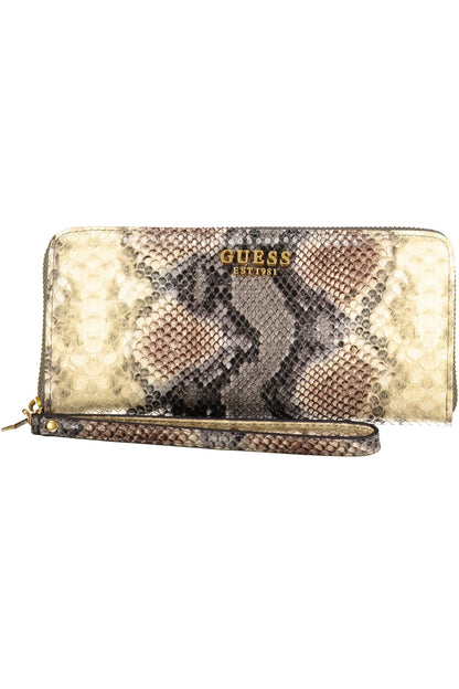 GUESS JEANS PORTAFOGLIO DONNA BEIGE