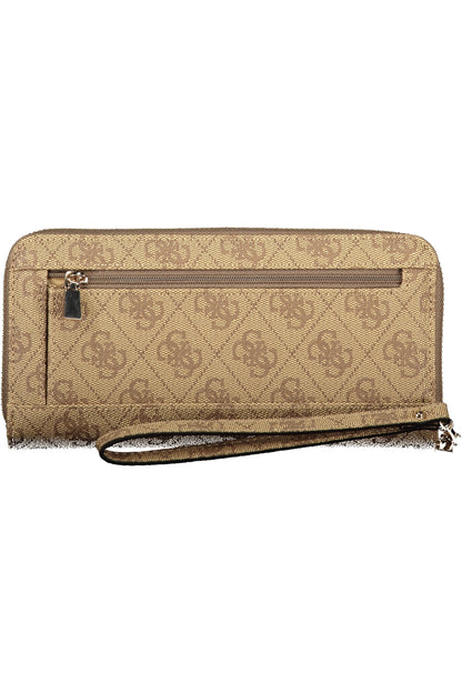 GUESS JEANS PORTAFOGLIO DONNA BEIGE