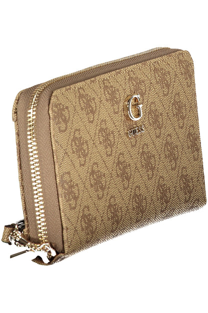 GUESS JEANS PORTAFOGLIO DONNA BEIGE