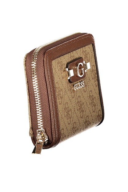 GUESS JEANS PORTAFOGLIO DONNA BEIGE