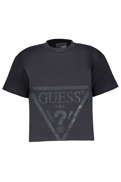 Guess Jeans T-Shirt Maniche Corte Bambina Nero