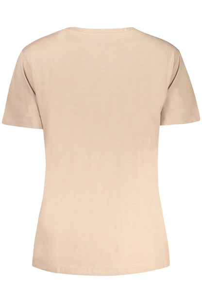 Guess Jeans T-Shirt Maniche Corte Donna Beige