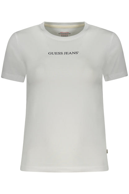 Guess Jeans T-Shirt Maniche Corte Donna Bianco""