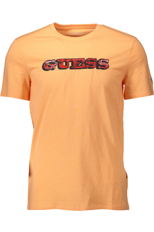 Guess Jeans T-Shirt Maniche Corte Uomo Arancio""