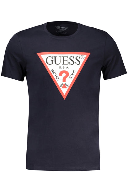 Guess Jeans T-Shirt Maniche Corte Uomo Blu