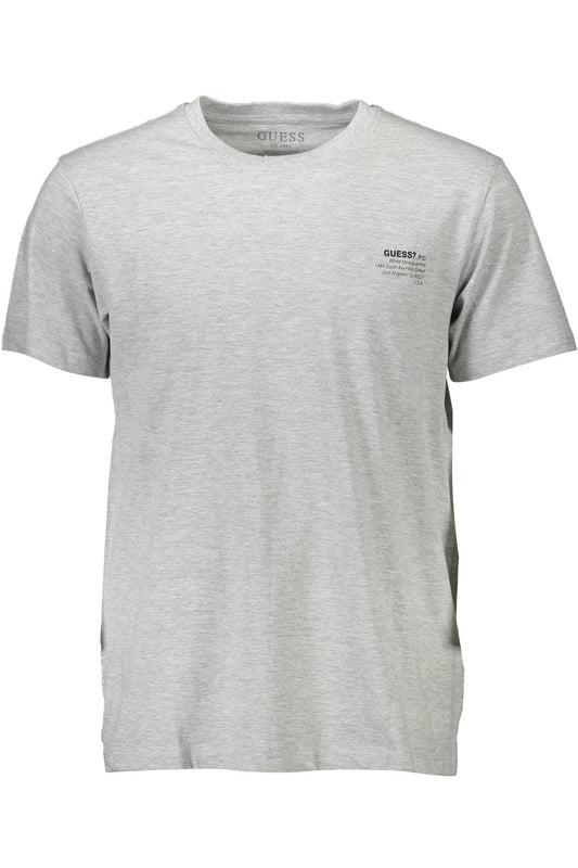 GUESS JEANS T-SHIRT MANICHE CORTE UOMO GRIGIO