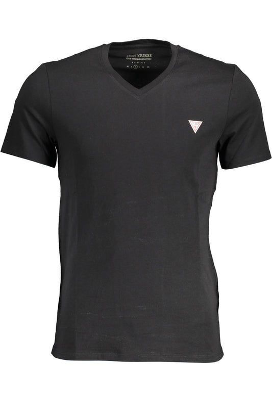 Guess Jeans T-Shirt Maniche Corte Uomo Nero