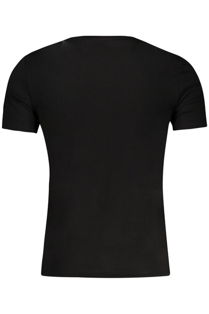 Guess Jeans T-Shirt Maniche Corte Uomo Nero