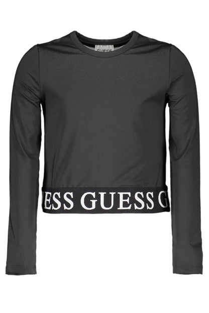 Guess Jeans T-Shirt Maniche Lunghe Bambina Nero""