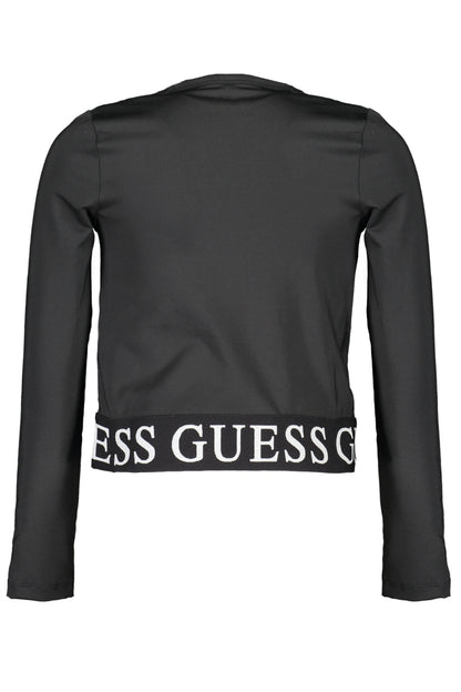 Guess Jeans T-Shirt Maniche Lunghe Bambina Nero""