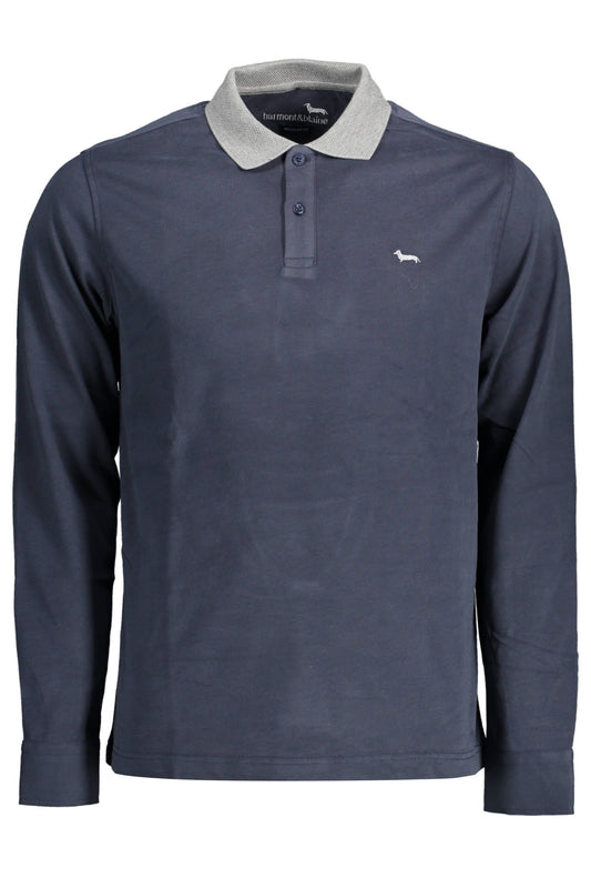 HARMONT & BLAINE POLO MANICHE LUNGHE UOMO BLU