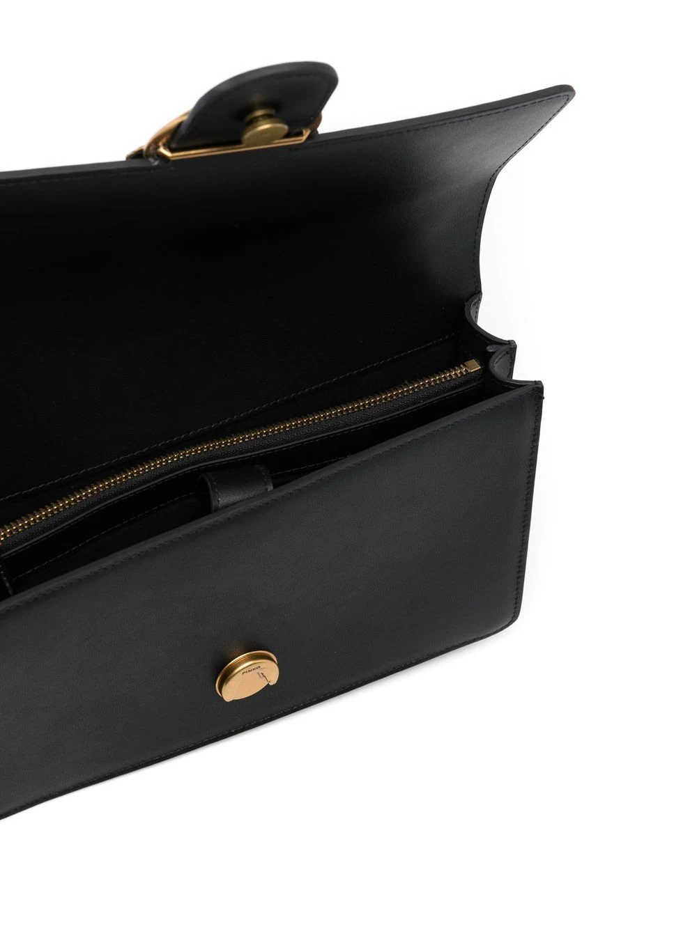 Pinko borsa Love Bag Classic One Simply in pelle nero oro
