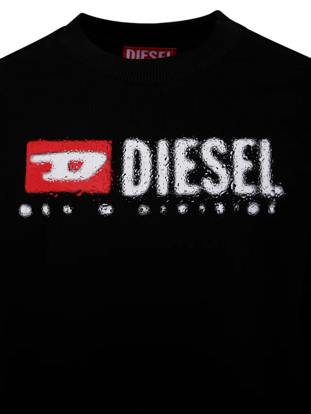 Diesel felpa Sdrops con logo nero