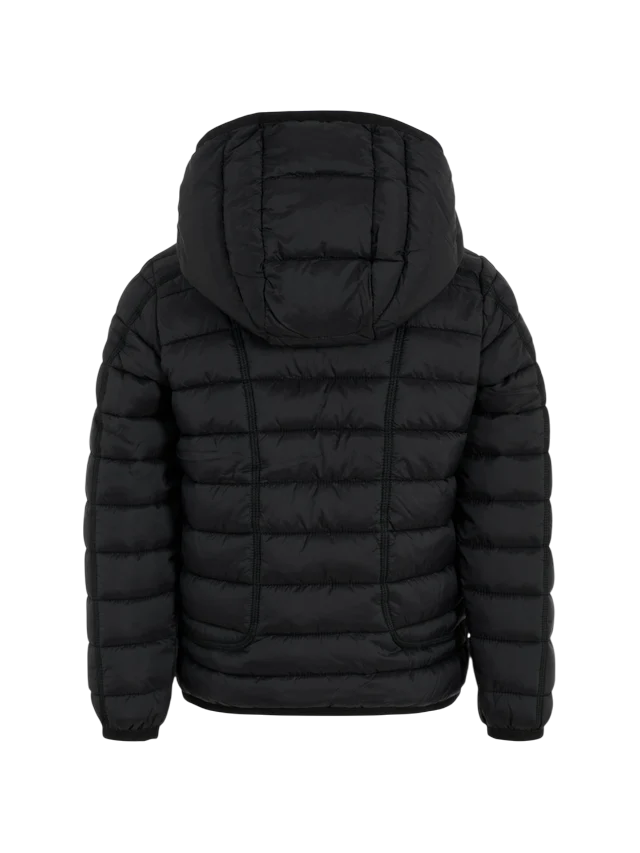 Diesel giubbino imbottito trapuntato con cappuccio nero