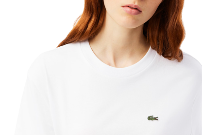 Lacoste T-shirt manica corta in jersey bianco