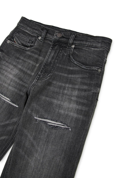 Diesel jeans bambino gamba dritta lavaggio grigio