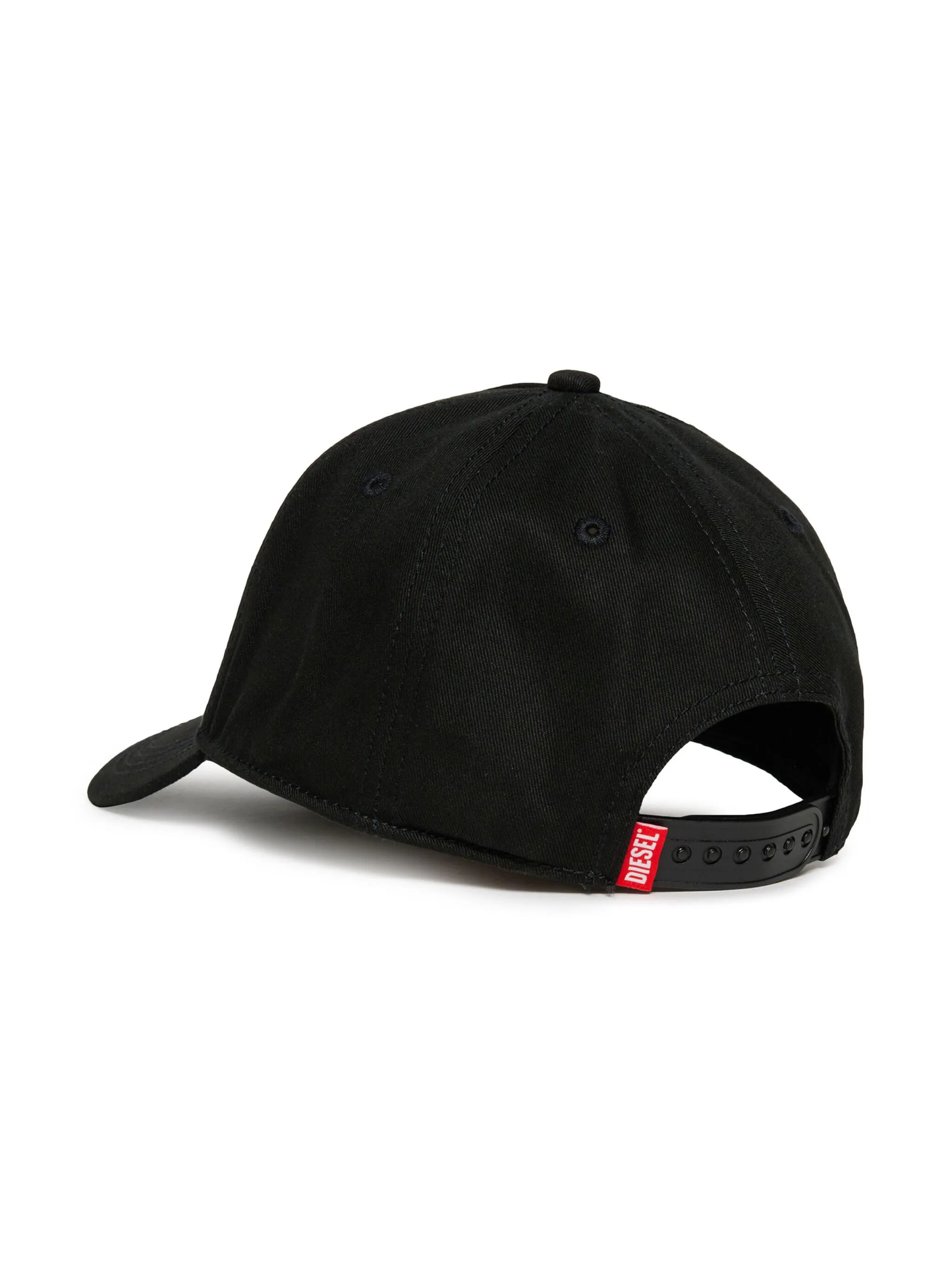 Diesel cappello con visiera Frendil logo ricamato nero