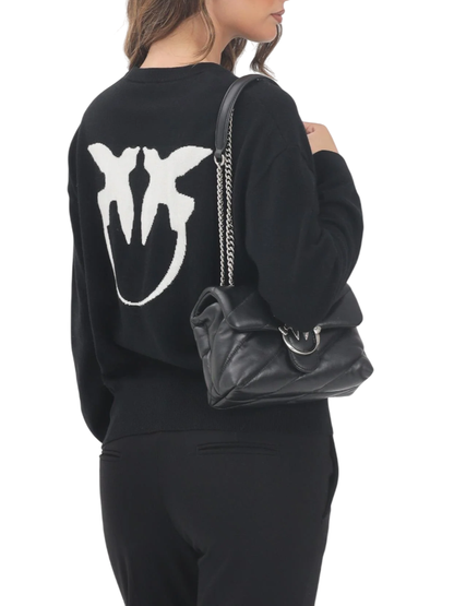 Pinko maglia Martinica in lana e cashmere nero