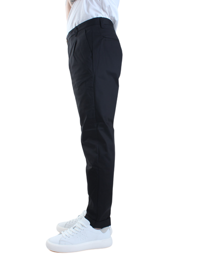 Rar pantaloni Rio con pinces slim fit nero