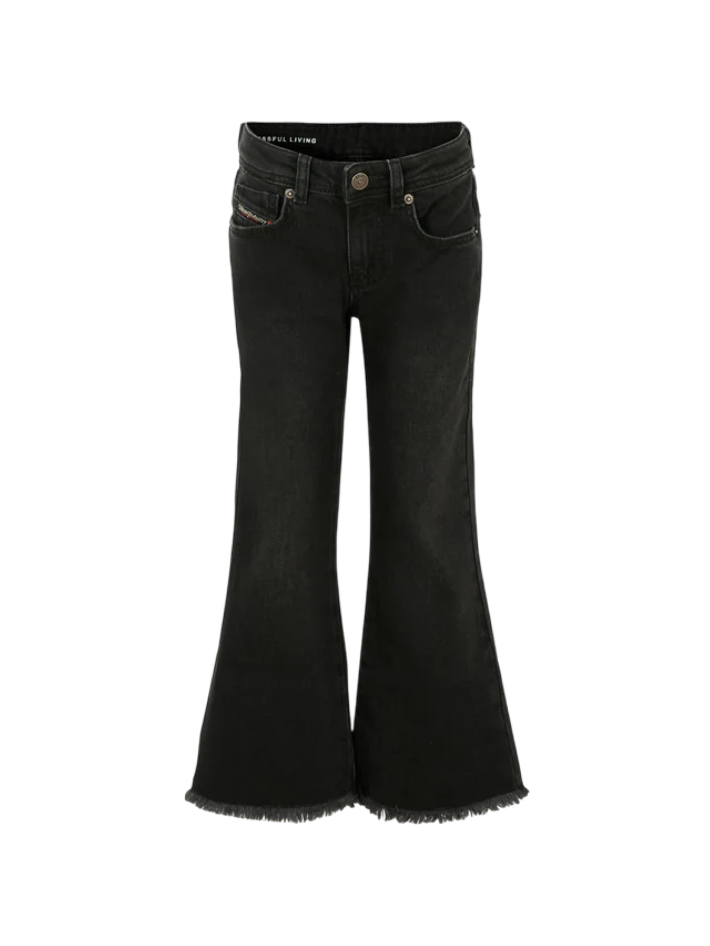 Diesel jeans a zampa D-prilla lavaggio nero