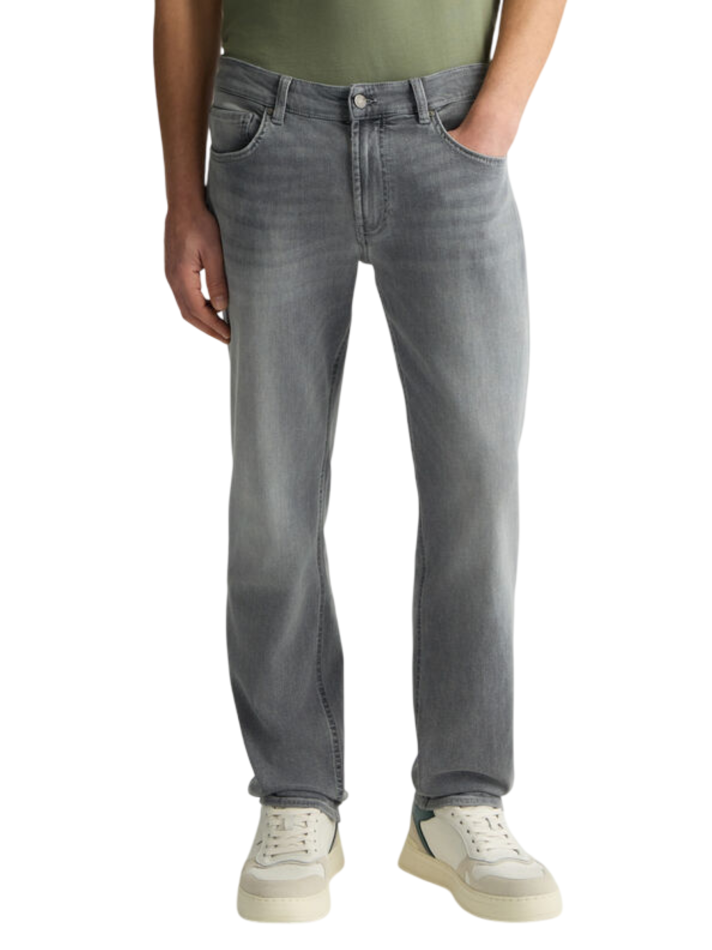 Liu Jo jeans Frank gamba slim lavaggio grigio