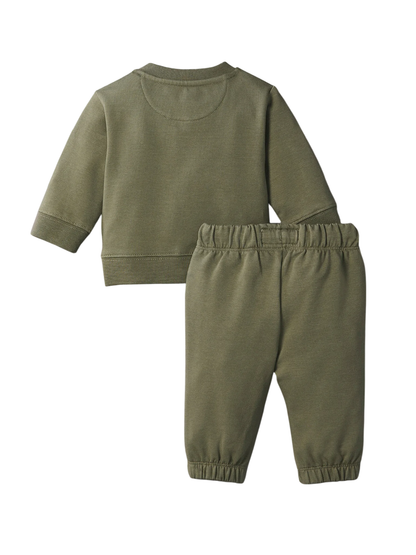 Calvin Klein Jeans completo in felpa unisex verde