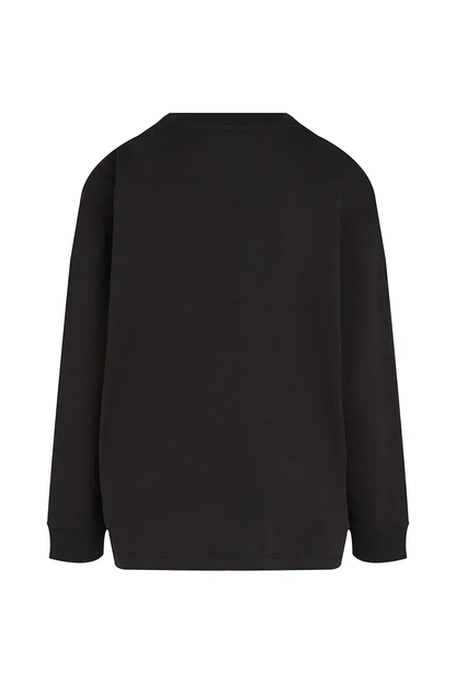 Calvin Klein Jeans T-shirt manica lunga taglio relaxed nero