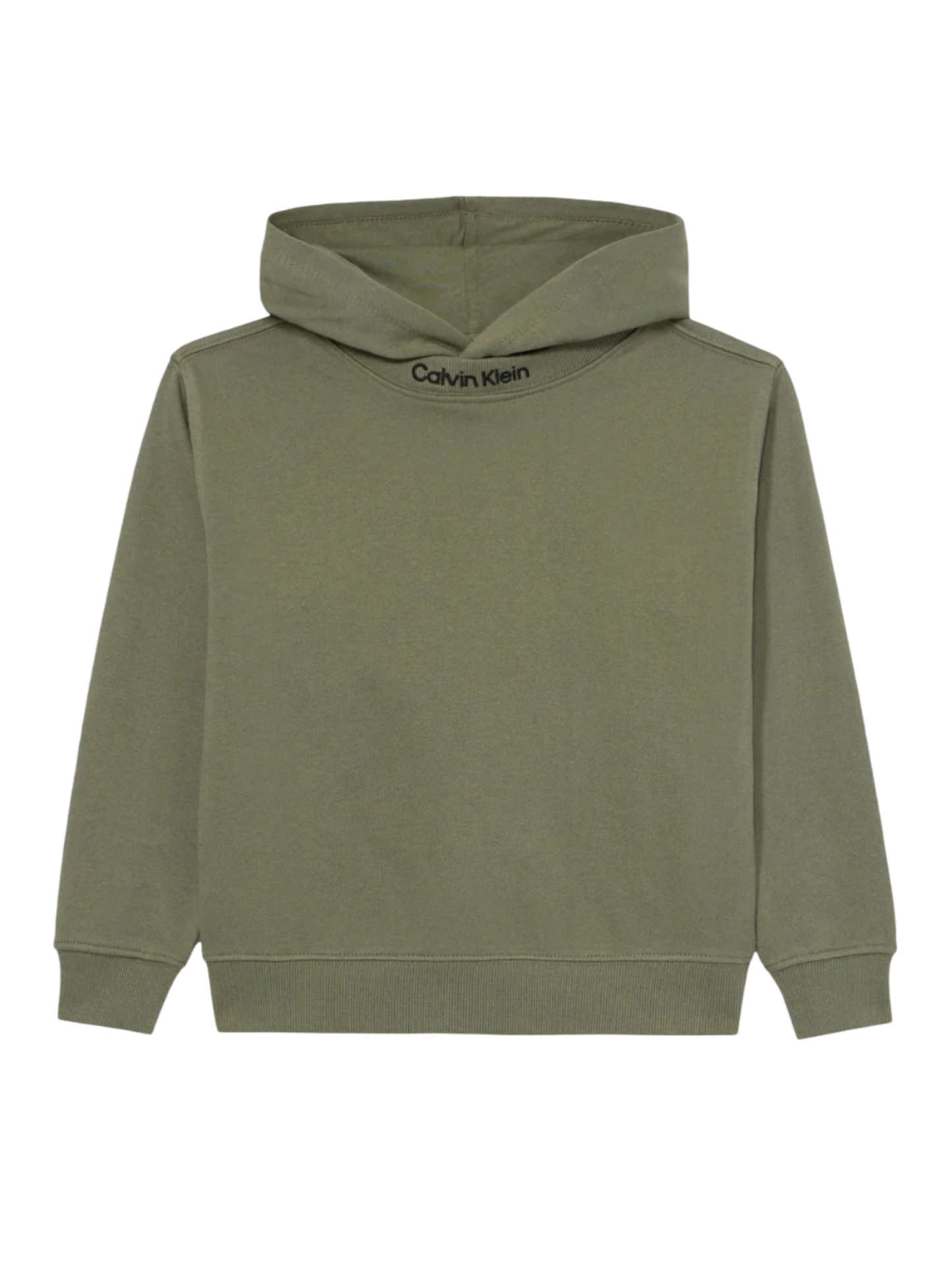 Calvin Klein Jeans felpa bambino con cappuccio verde